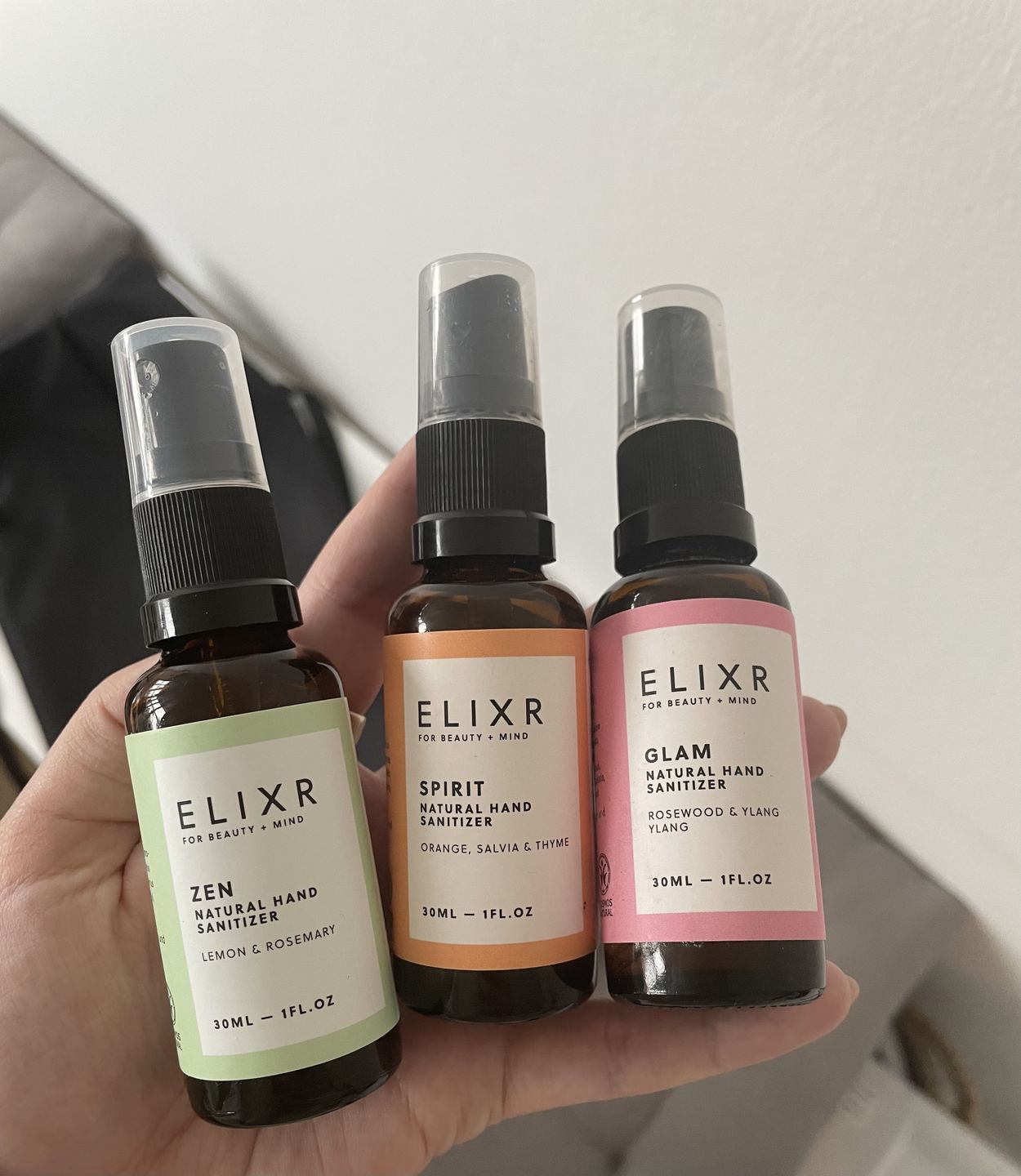Customer photo review of GLAM Handhygiene Spray