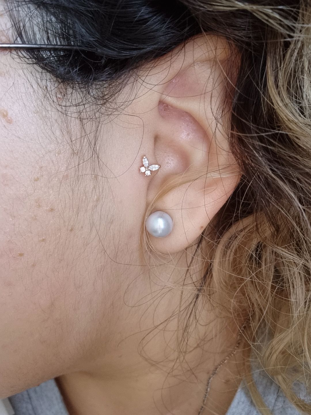 Customer photo review of Piercing de Mariposa