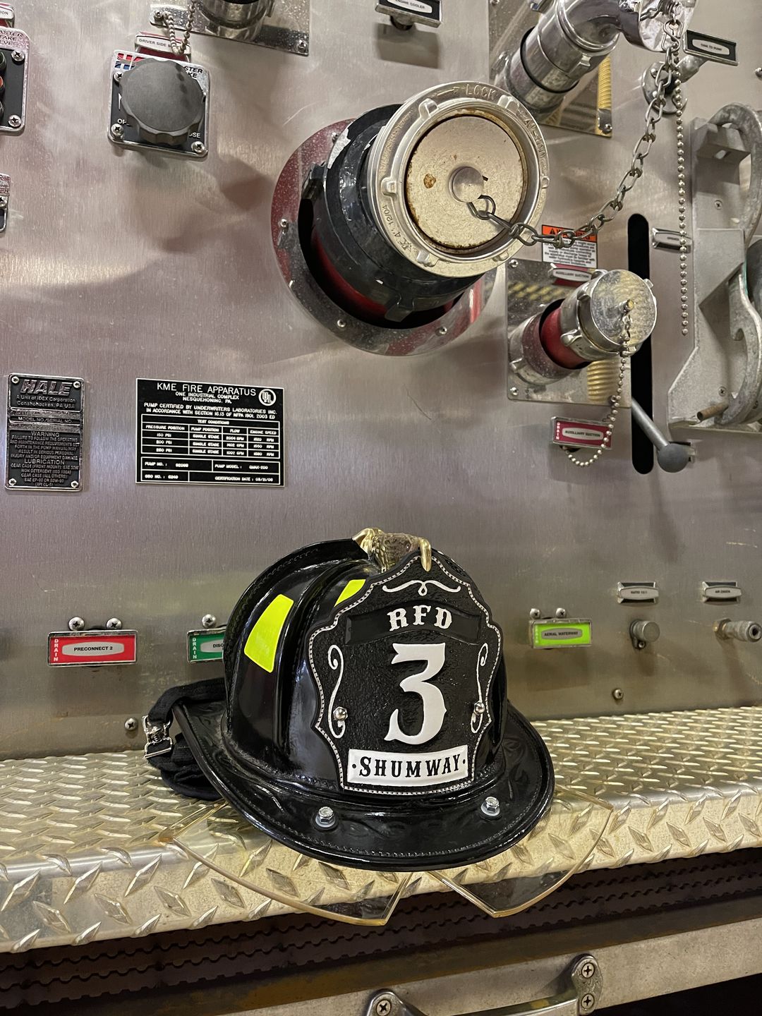 Customer photo review of Premium Leather Helmet Shield