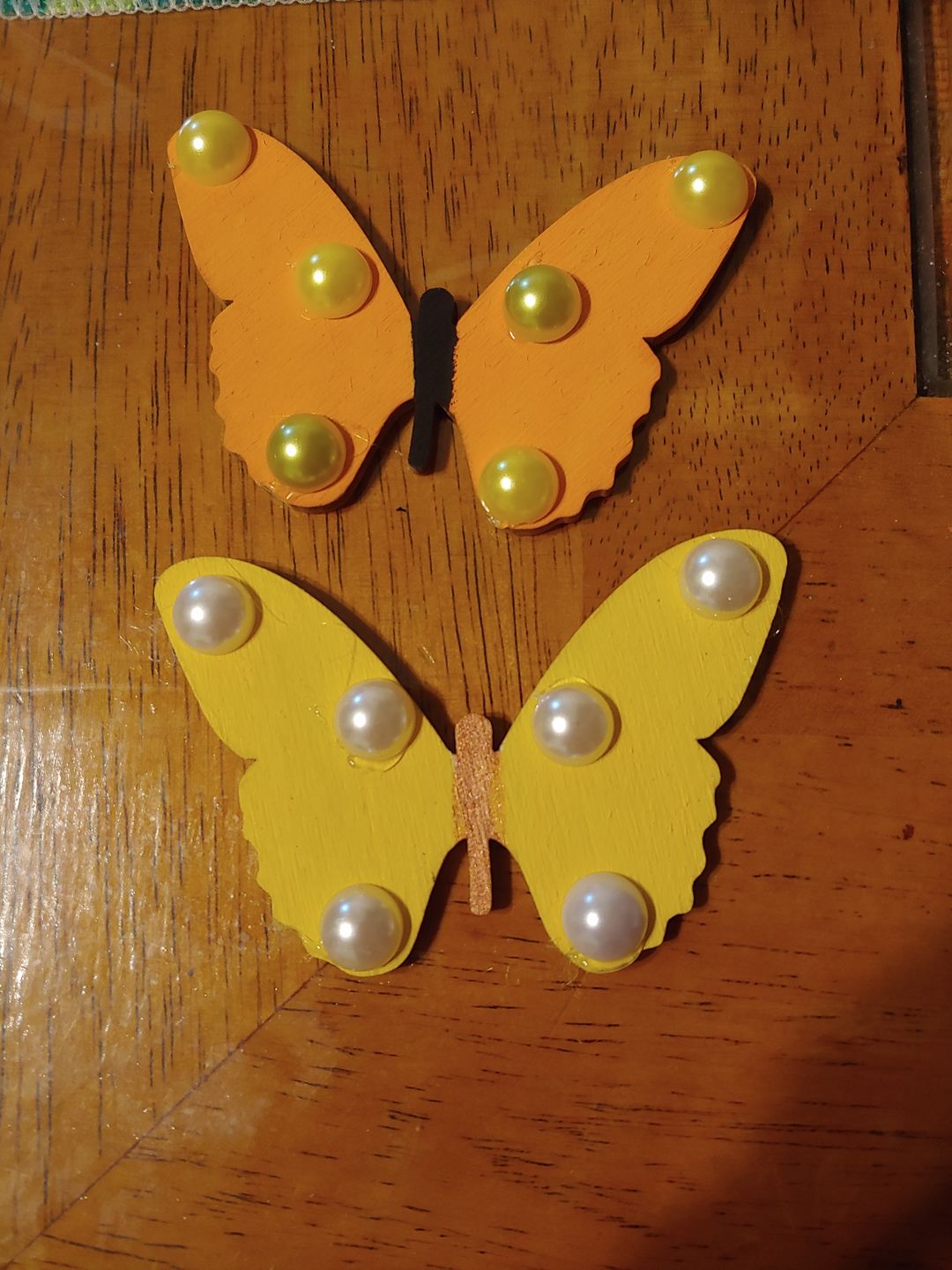Customer photo review of Unfinished Wooden Butterfly Silhoutte - Craft- up to 24" DIY