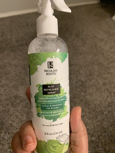 Customer photo review of Aloe Refresher Spray | 8 oz