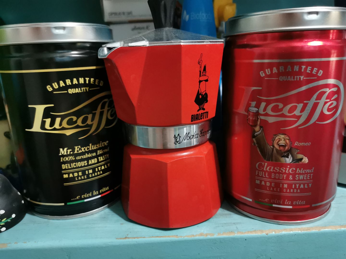 Customer photo review of Lata Lucaffe Classic y Mr. Exclusive 250 grs Grano Molido
