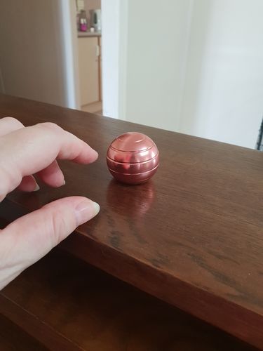 Customer photo review of Spinning Desktop Gyroscope - 70gm