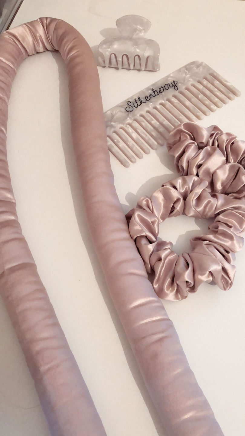 Customer photo review of The Silk Heatless Curl Kit