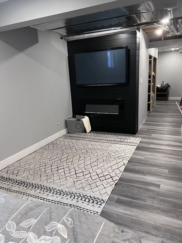 Customer photo review of Alma Scandi Silver Rug