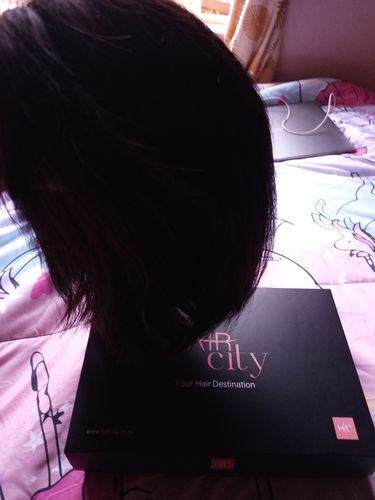 Customer photo review of Brazilian BLUSH 10A Bob Wig 10" - HC2