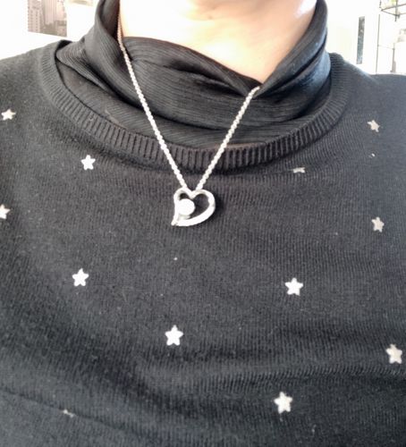 Customer photo review of Collier Amour Éternel - À la meilleure des mamans - Je t'aime, Ton fils