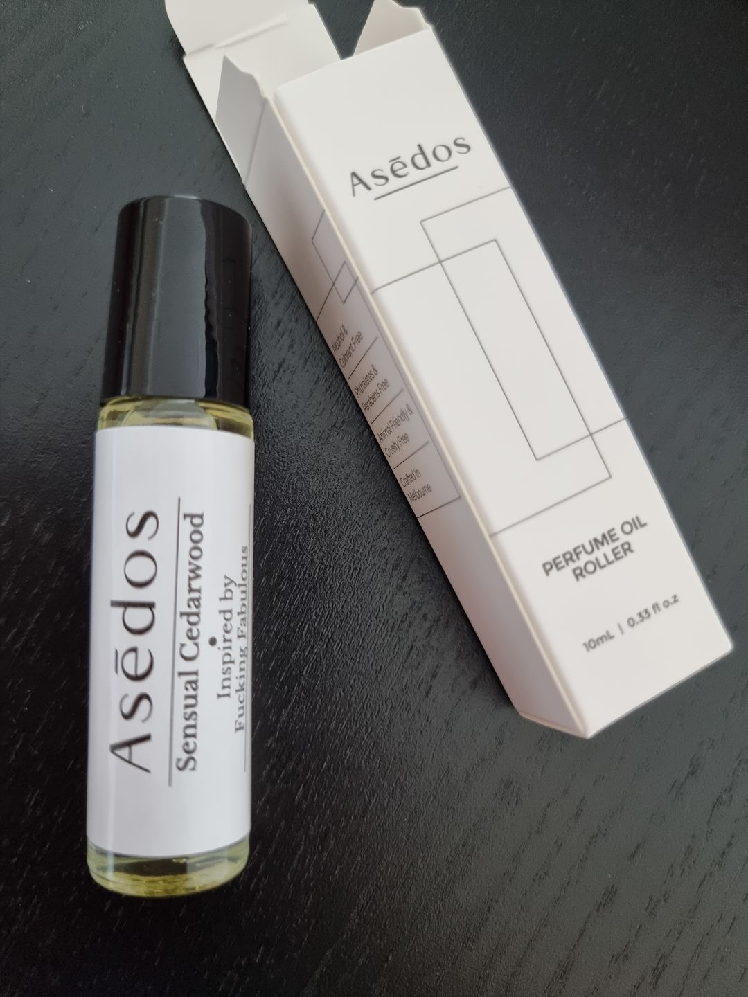 Customer photo review of SENSUAL CEDARWOOD PERFUME OIL
