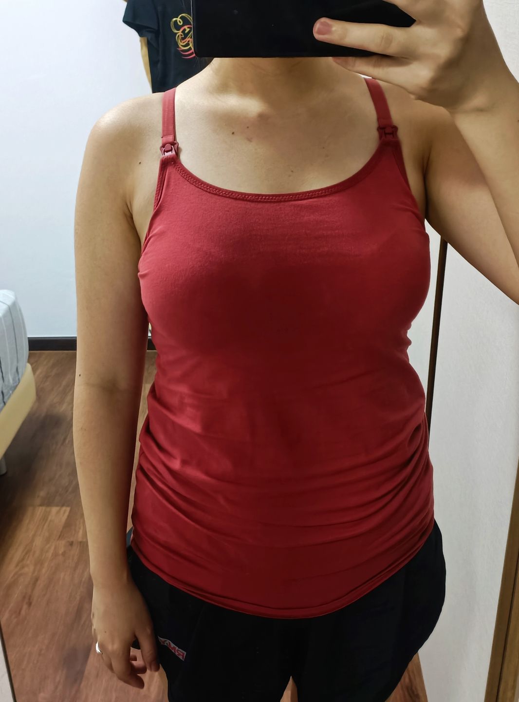 Customer photo review of Ellie Cruz Nursing Cami