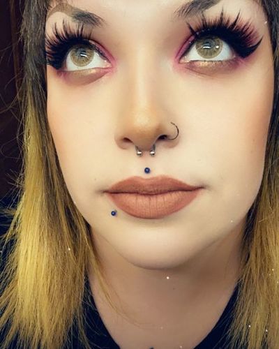 Customer photo review of Icoloured® Fruit Brown Colored Contact Lenses