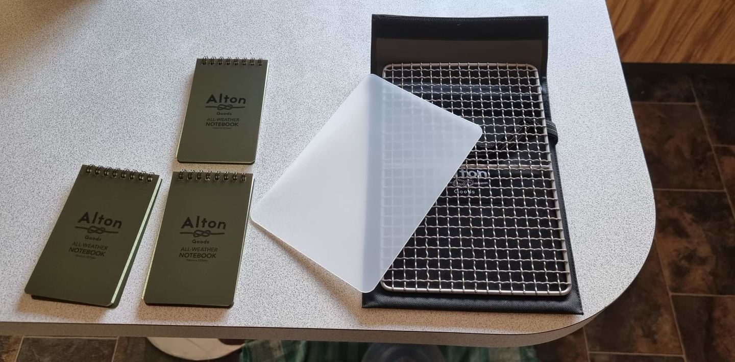 Customer photo review of Ultralight Titanium Grill