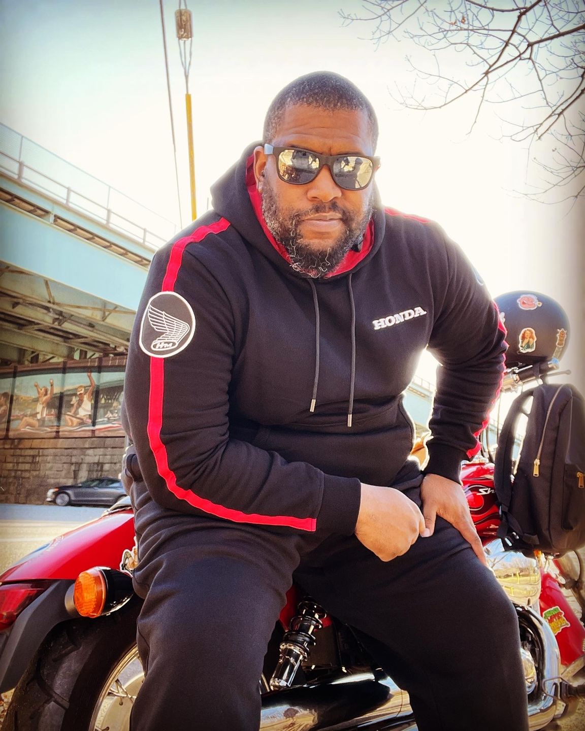 Customer photo review of Honda Racing Team Hoodie (1968)