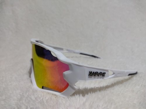 Customer photo review of KEBR Cycling Sunglasses With Multiple Interchangeable Lenses