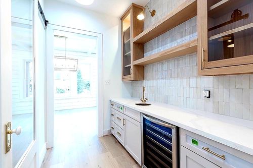 Customer photo review of Unlacquered Brass Bathroom Gooseneck Faucet