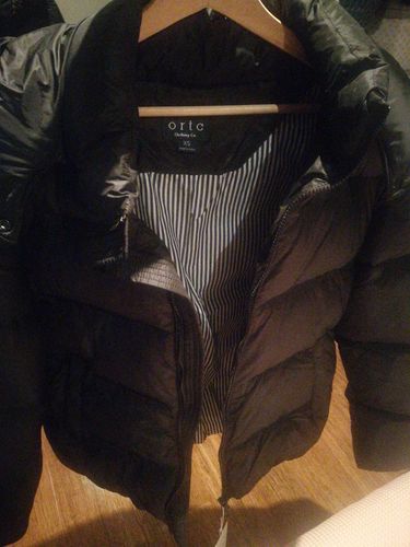 Customer photo review of Black Puffer Jacket