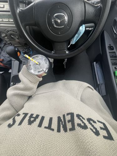 Customer photo review of Fear of God Essentials Knit Pullover Hoodie Pistachio (SS21)