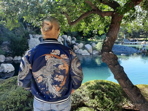 Customer photo review of Double Dragon & Phoenix Sukajan Souvenir Jacket
