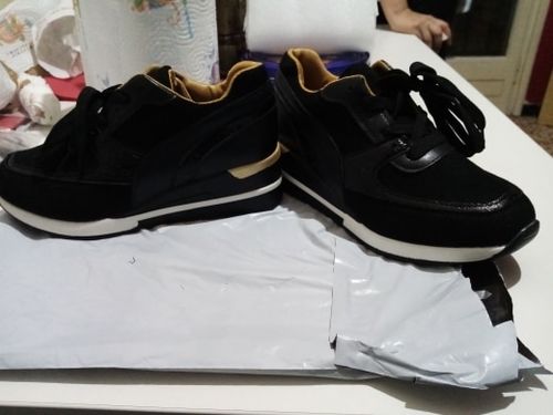 Customer photo review of Baskets confortables Orthopédiques Zapatos