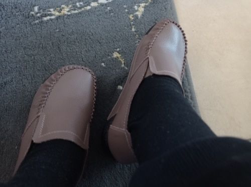 Customer photo review of Mocassins à plateforme Orthopédiques pour Femme