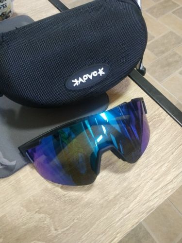 Customer photo review of KE9407 Cycling Sunglasses UV Protection for Men Women