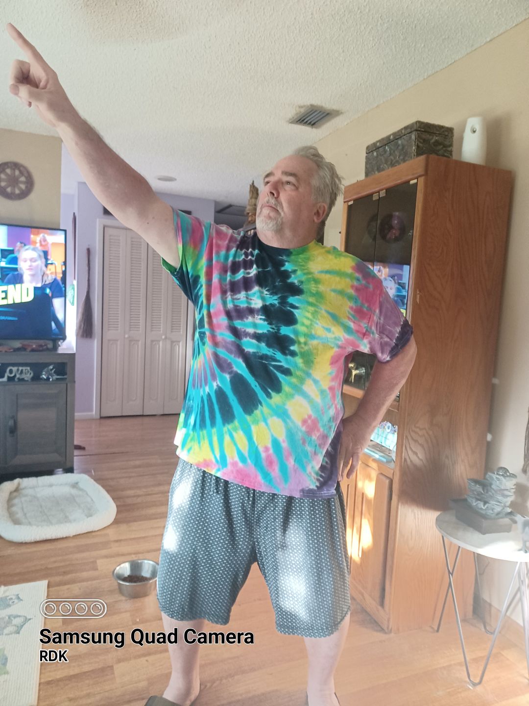 Customer photo review of Flashback Tie Dye T Shirt