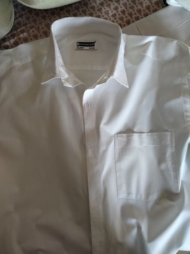 Customer photo review of Double Delight White Shirts - 2 Pcs Combo Pack