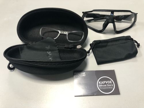 Customer photo review of KE9408 UV-400 Photochromic Cycling Sunglasses
