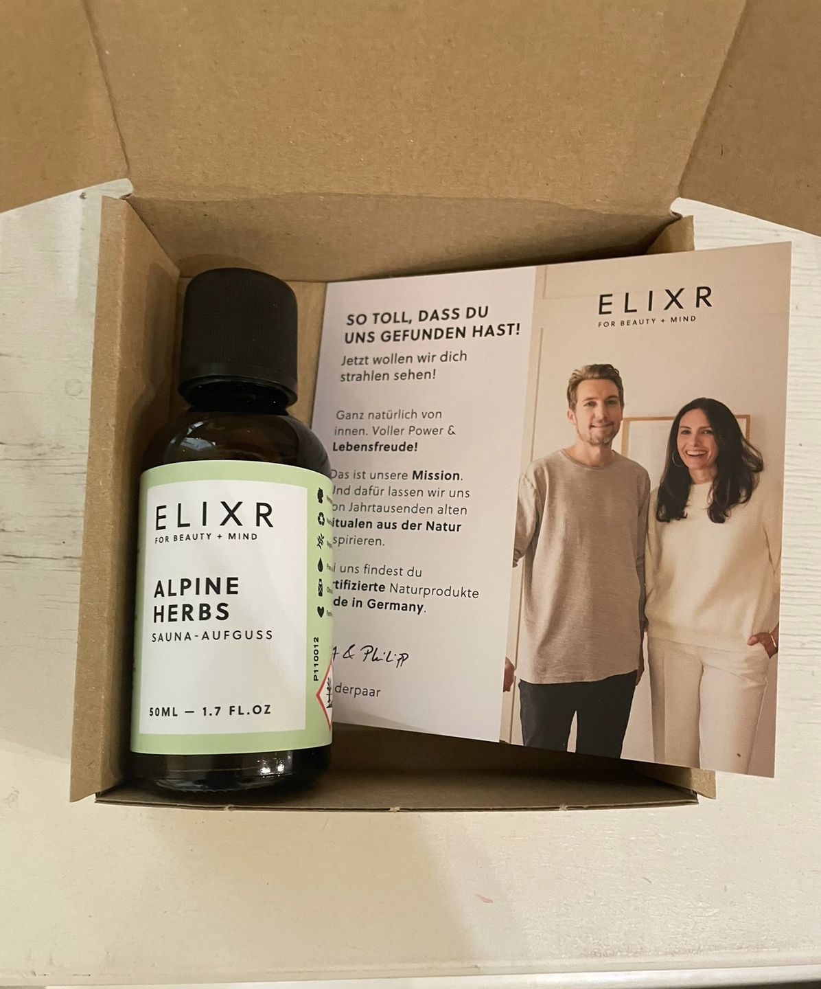Customer photo review of ALPINE HERBS Sauna-Aufguss