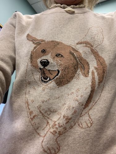 Customer photo review of Full-Body Pet Custom Sweater