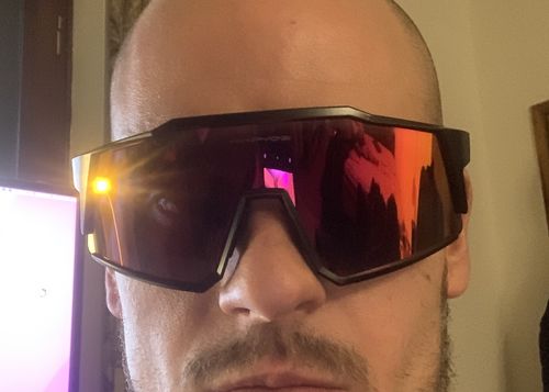 Customer photo review of KE9022 Cycling Sunglasses With Multiple Interchangeable Lenses