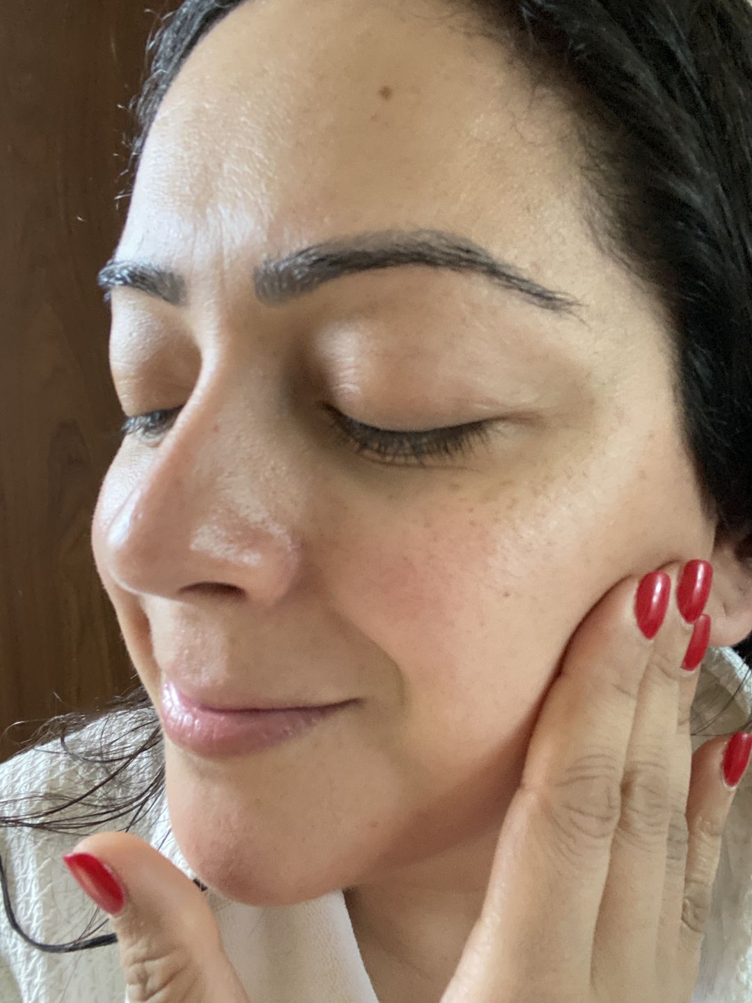 Customer photo review of AHAL-Suero Humectante Facial de Marula Africano