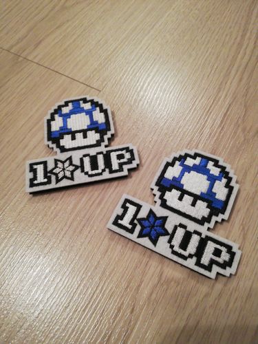 Customer photo review of Beförderungs-Pilz Textil Patch