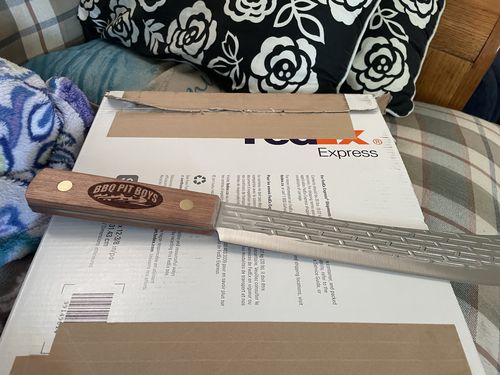 Customer photo review of 10" Stainless BBQ Knife