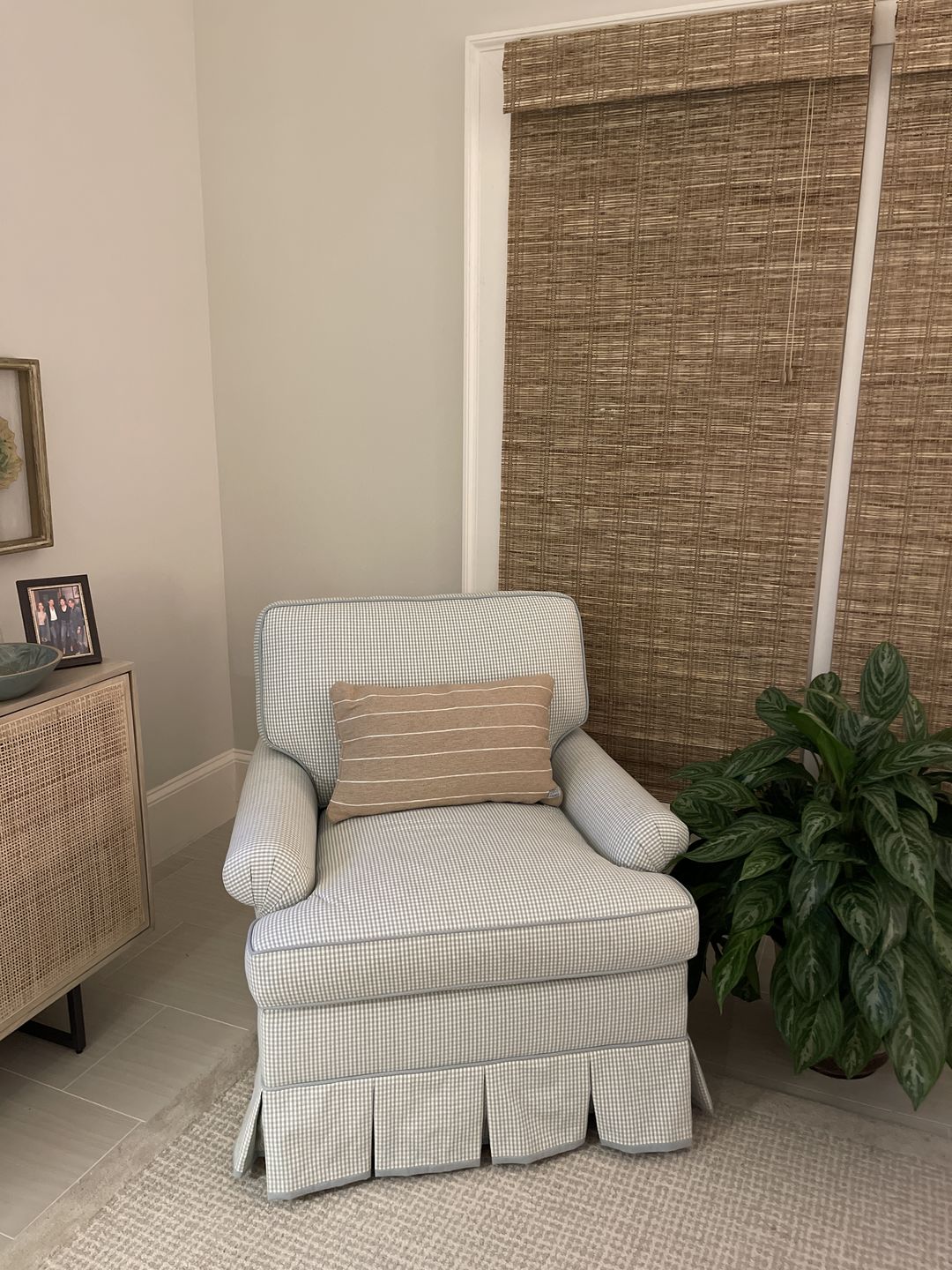 Customer photo review of Wren in Moss - 12x20" | 12x26" | 12x40"