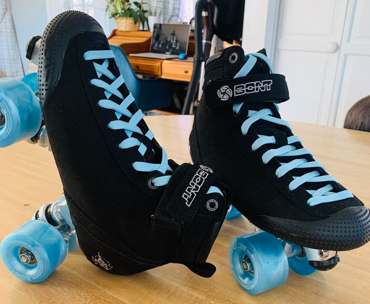 Customer photo review of Glow Light Up LED Roller Skate Wheels