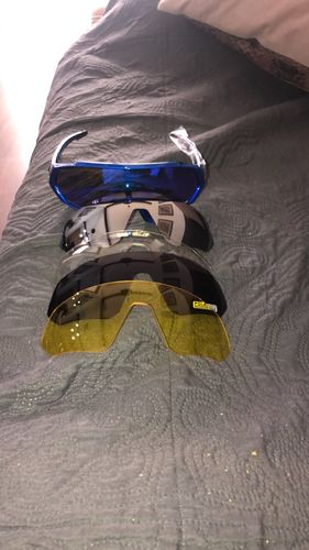 Customer photo review of KE9408 Cycling Sunglasses With Multiple Interchangeable Lenses