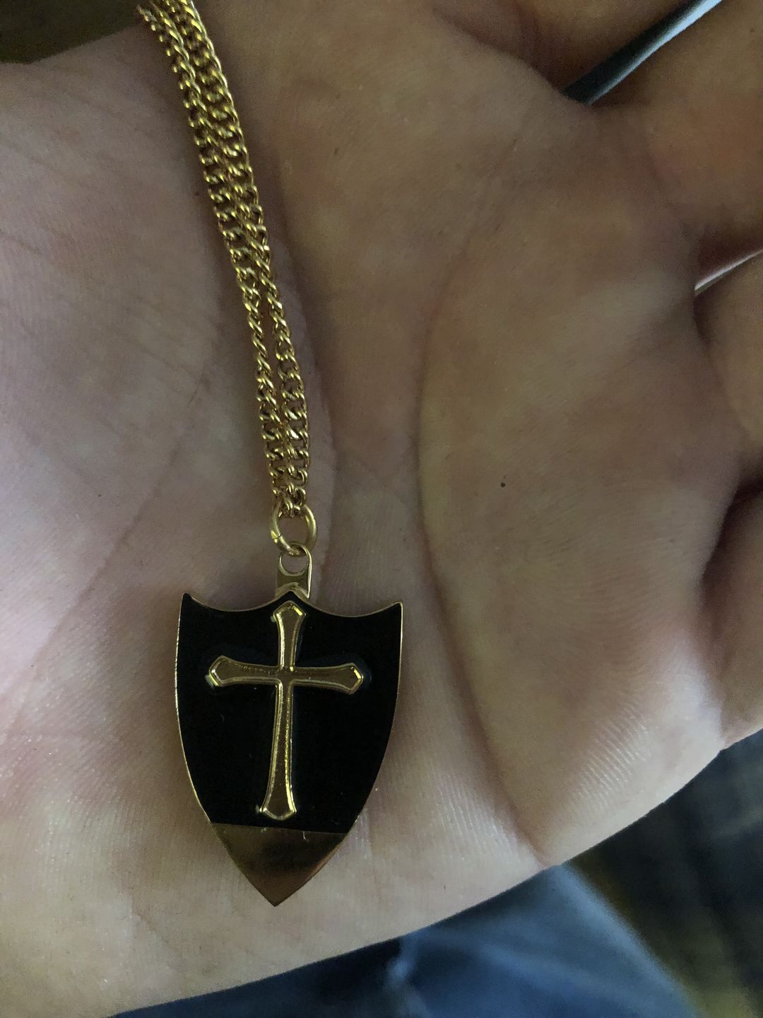 Customer photo review of Choty - Gold Cross