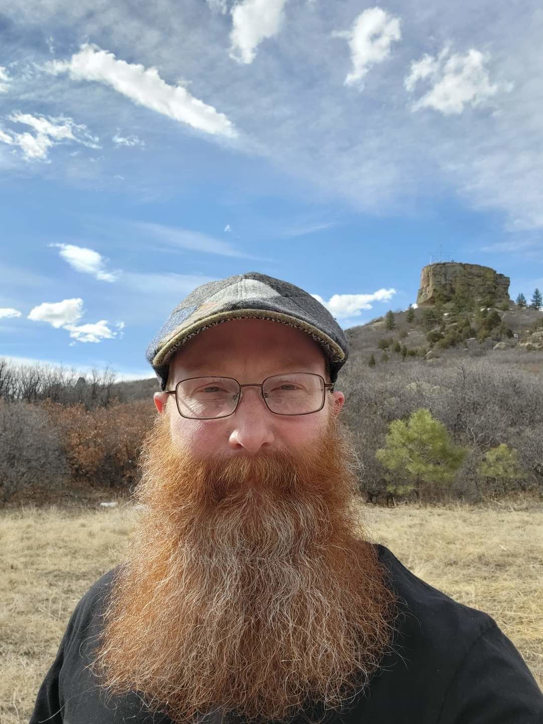 Customer photo review of Erin Cap Patchwork Tweed