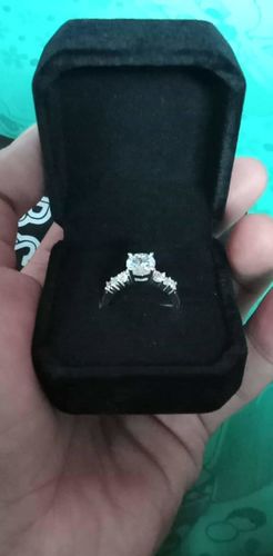 Customer photo review of 1.5ct Slovenia Engagement Ring