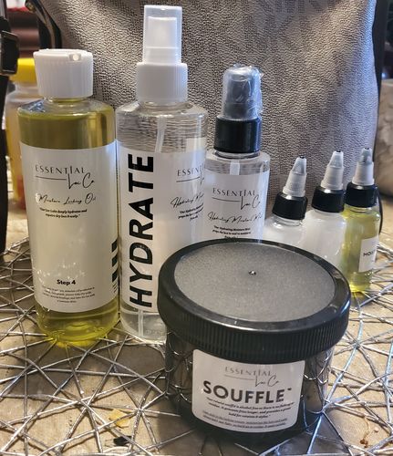 Customer photo review of Hydrating Misting Spray + Loc Lube Combo: Step 3 & 4