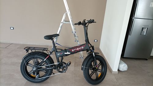 Customer photo review of [ Pre-sale ] Engwe EP-2 Pro 2022 Version 750W Folding Fat Tire Electric Bike 13Ah 35km/h 100km