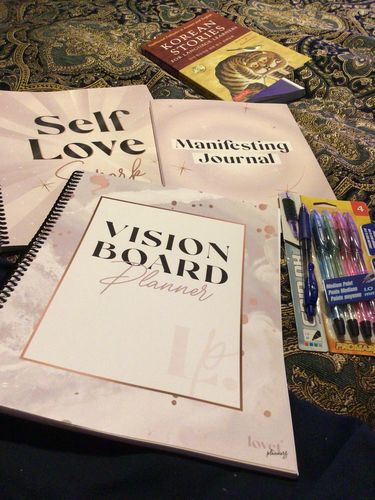 Customer photo review of Vision Board Planner *New Cover*
