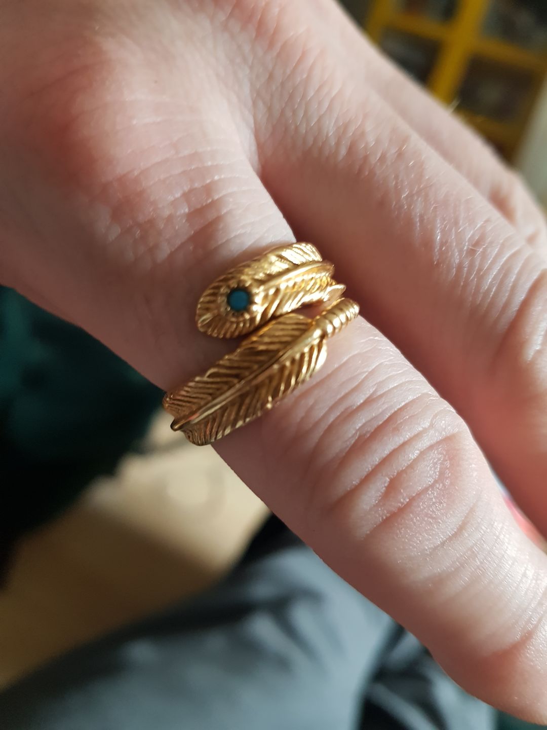 Customer photo review of Dodo. - Gold & Blue