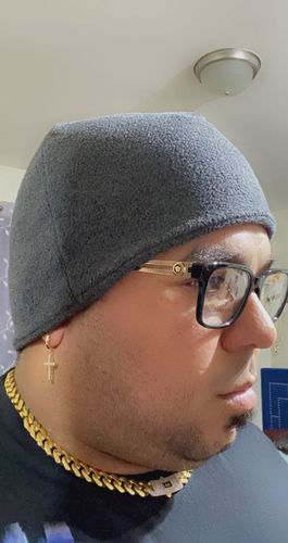 Customer photo review of *NEW* 14k Cross Hoops Full CZ Stones JTJ™