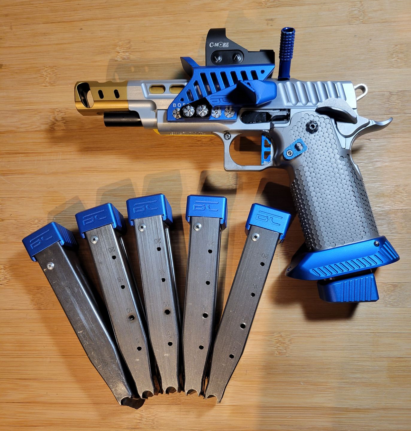 Customer photo review of 1911/STI 2011 Staccato | Adjustable Thumbrest