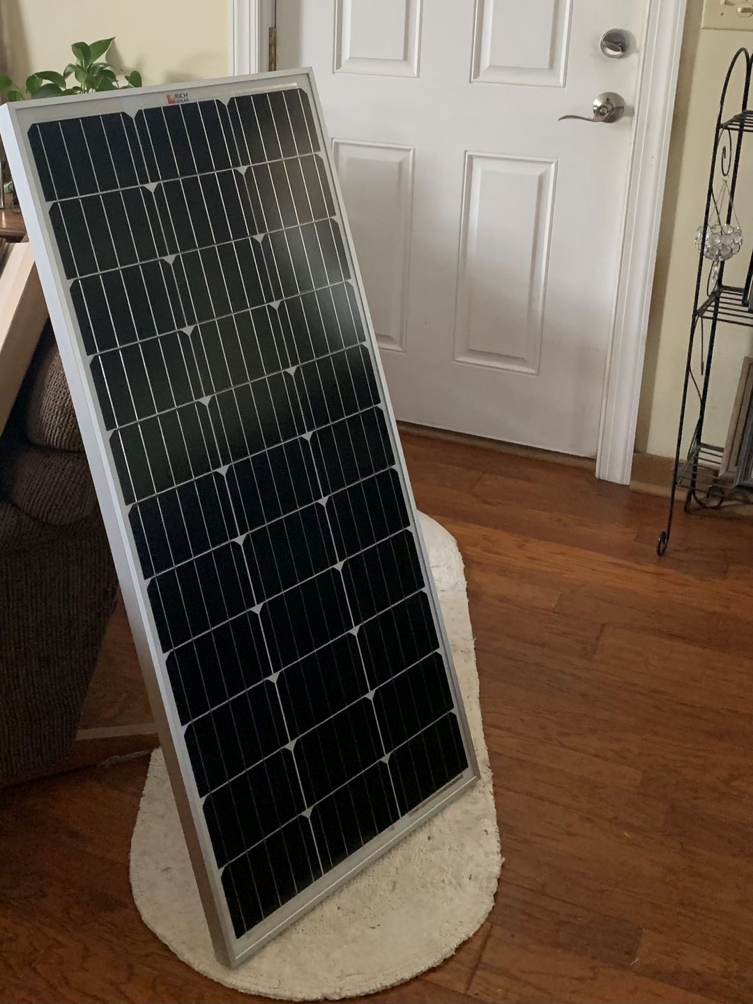 Customer photo review of MEGA 100 Watt Monocrystalline Solar Panel | Best 12V Panel for VAN RVs and Off-Grid | 25-Year Output Warranty | UL Certified