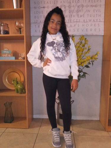 Customer photo review of Jordan 11 Cool Grey DopeSkill Hoodie Sweatshirt Love Sick Graphic
