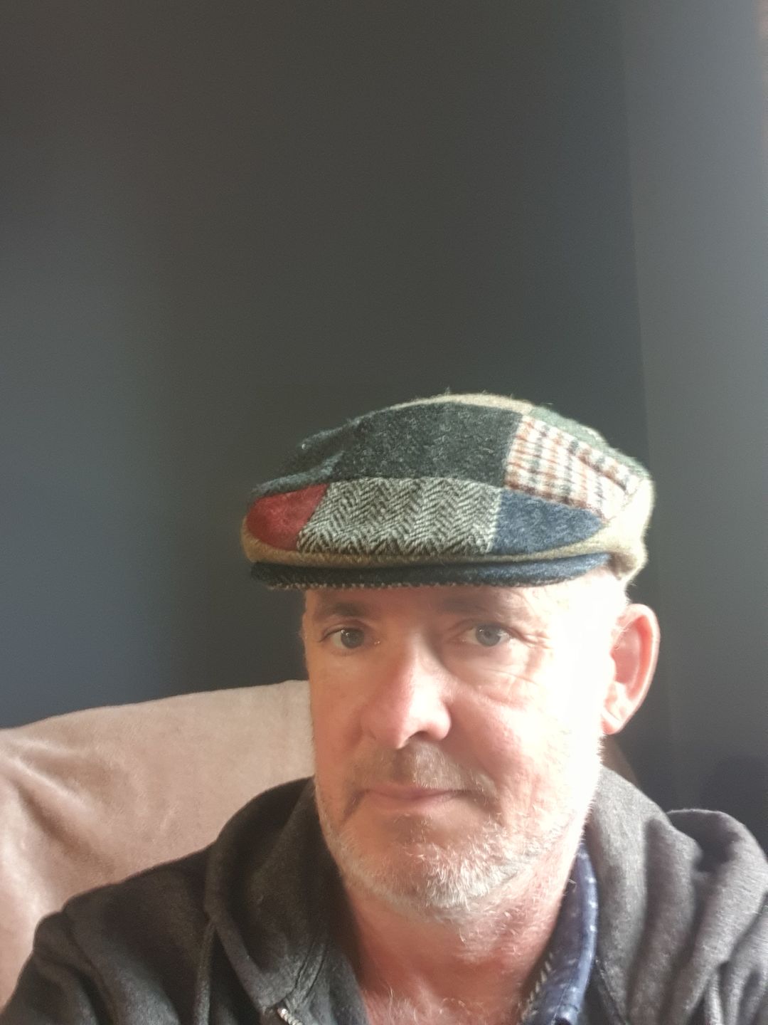 Customer photo review of Vintage Cap Patchwork Tweed