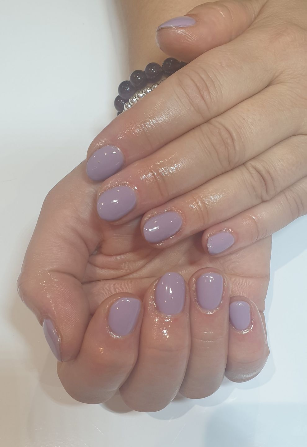 Customer photo review of Semilac 379 Shimmer Stone Saphire UV Gel Polish 7ml