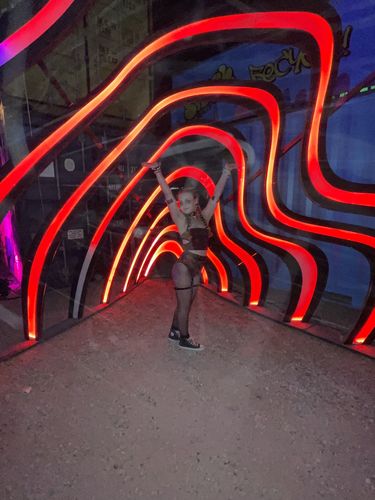 Customer photo review of Red Dragon Cut Out Tube Top